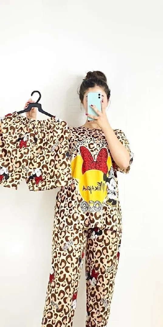 بجامات صيفية ثلاث قطع  خامة تجنن