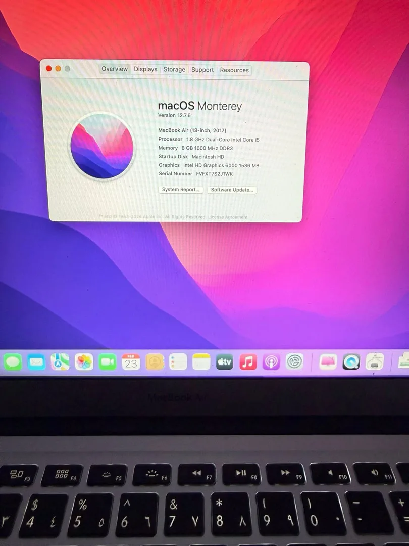 mac book air 2017