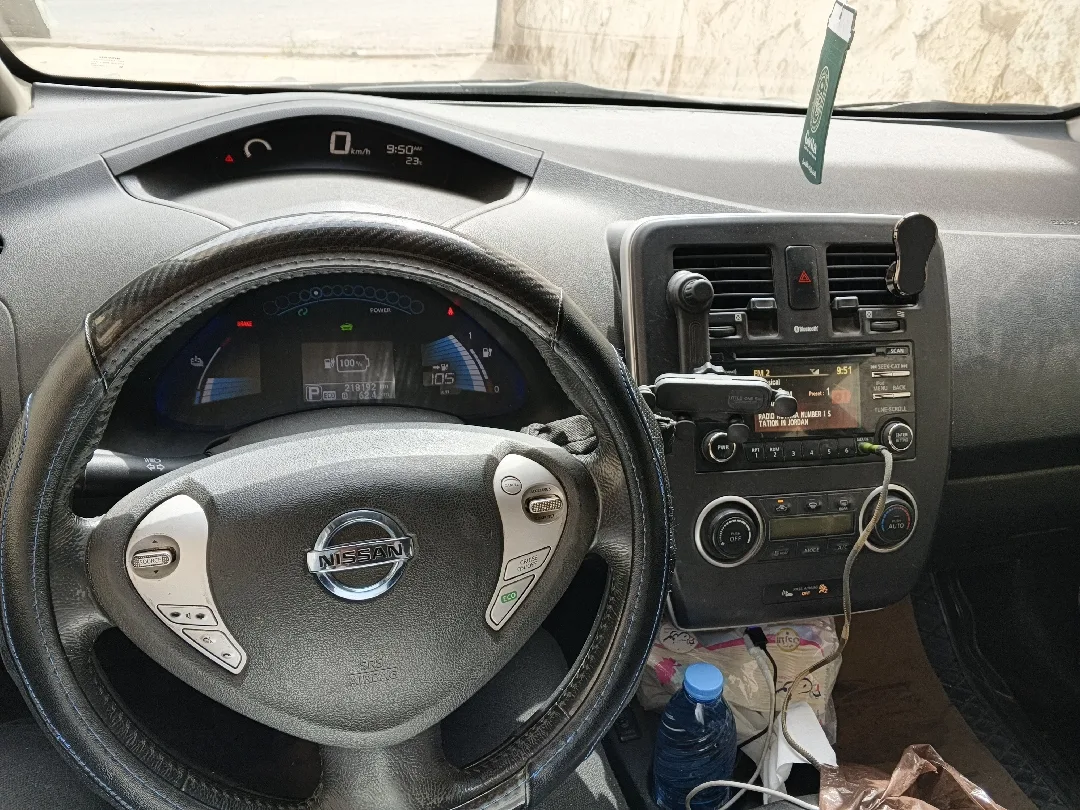 نيسان ليف 2015 مدخلين فحص كامل 8بار 5400