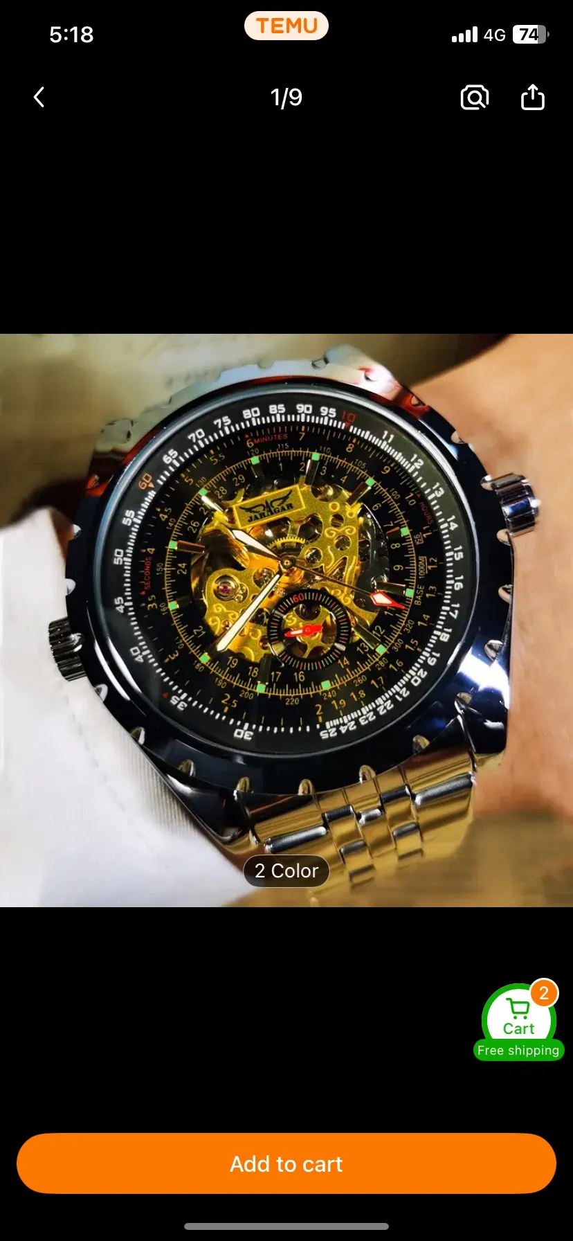 JARAGAR Men Automatic Watch