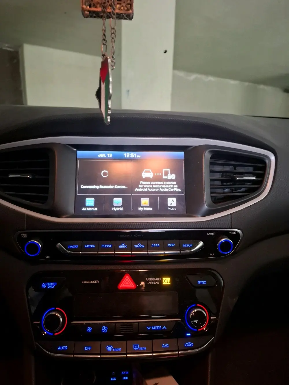 هيونداي ايونيك 2019 موديل صالون سيدان هايبرد بمواصفات أمريكية بحالة ممتازة