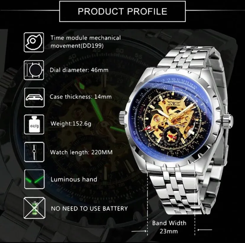 JARAGAR Men Automatic Watch