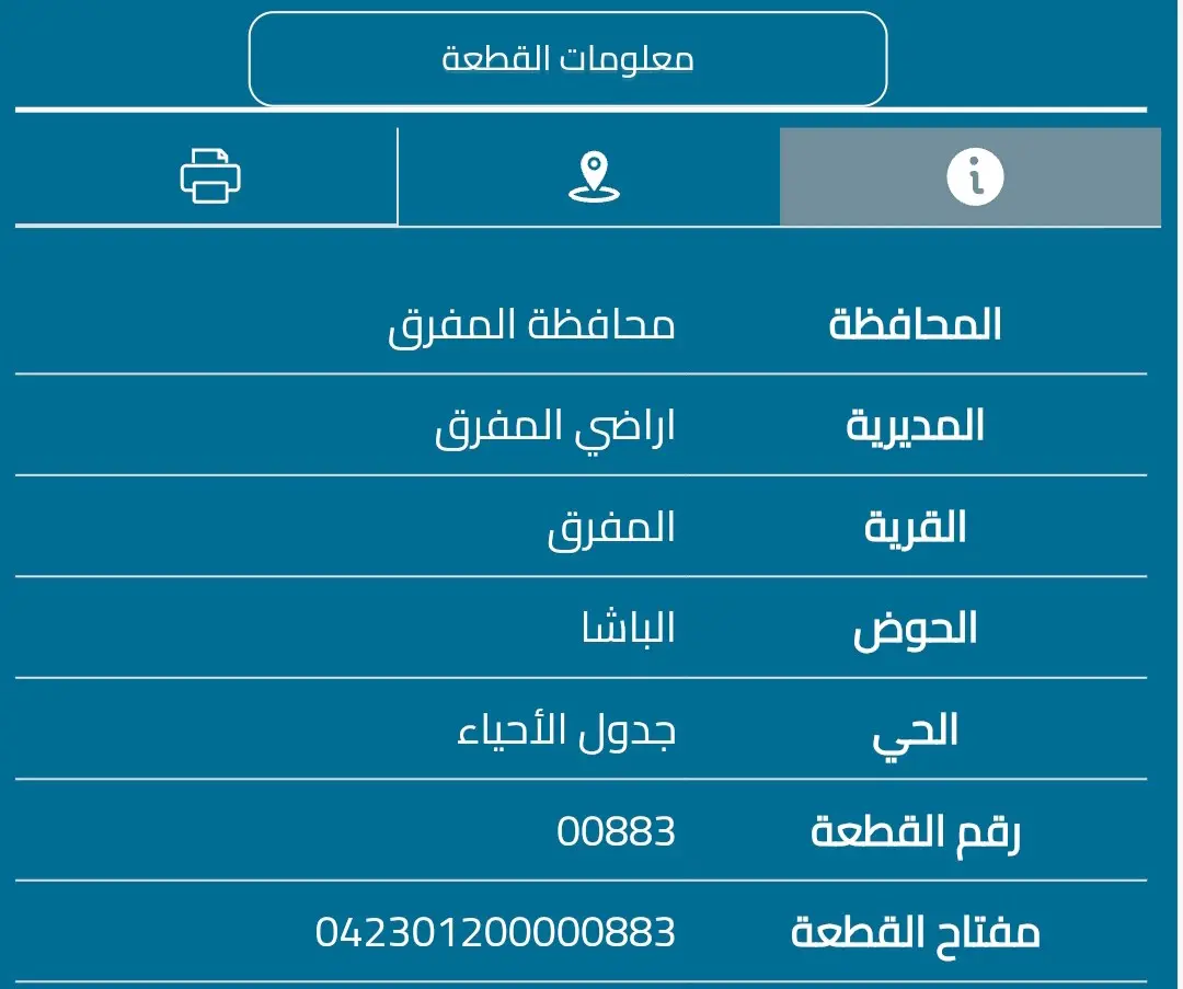 قطعة ارض للبيع في حي الحسبان المفرق