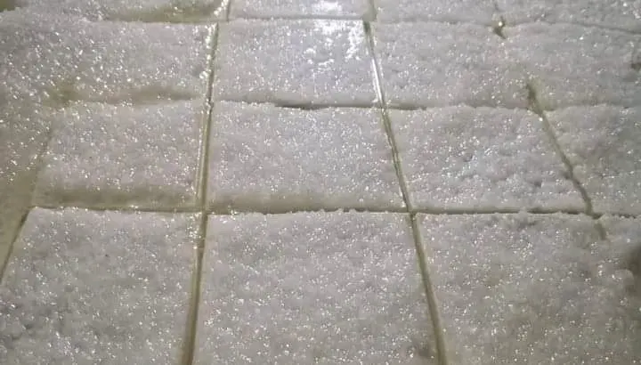 جبنة غنم بيضاء مغلية وزن أربعة كيلو