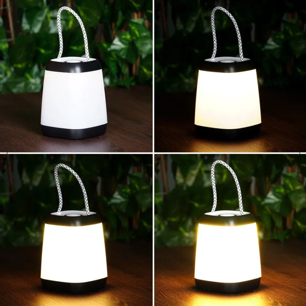 تيبل لامب  يعمل البطاريات