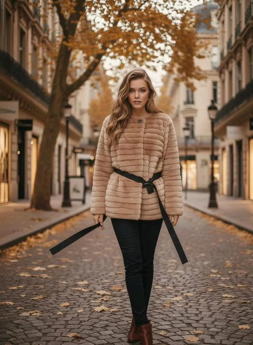 *جاكيت فرو قصير*