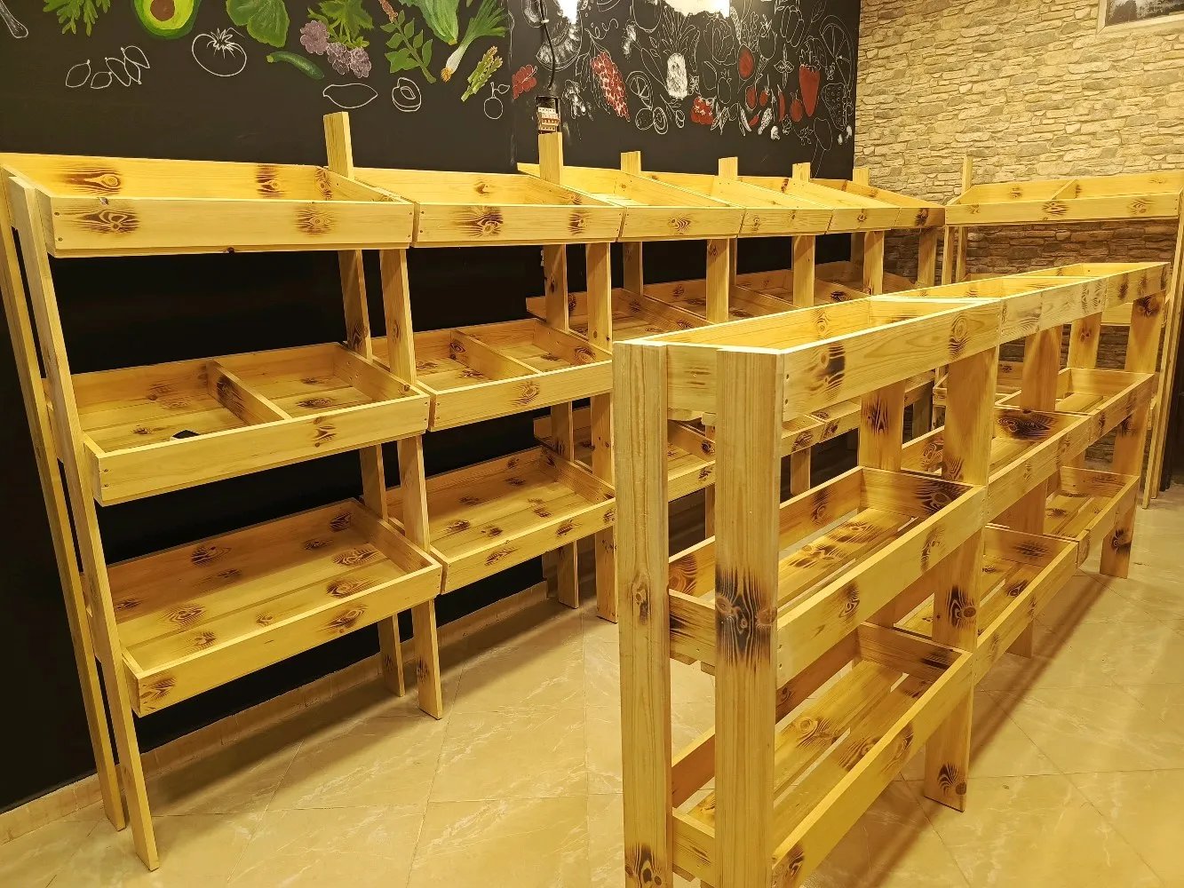 ستاندات ديكور محل خضار وفواكه