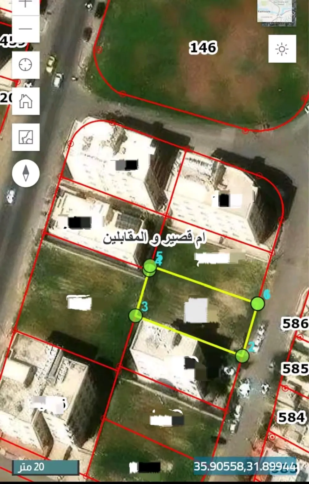 قطعه ارض في مقابلين بسعر محروق