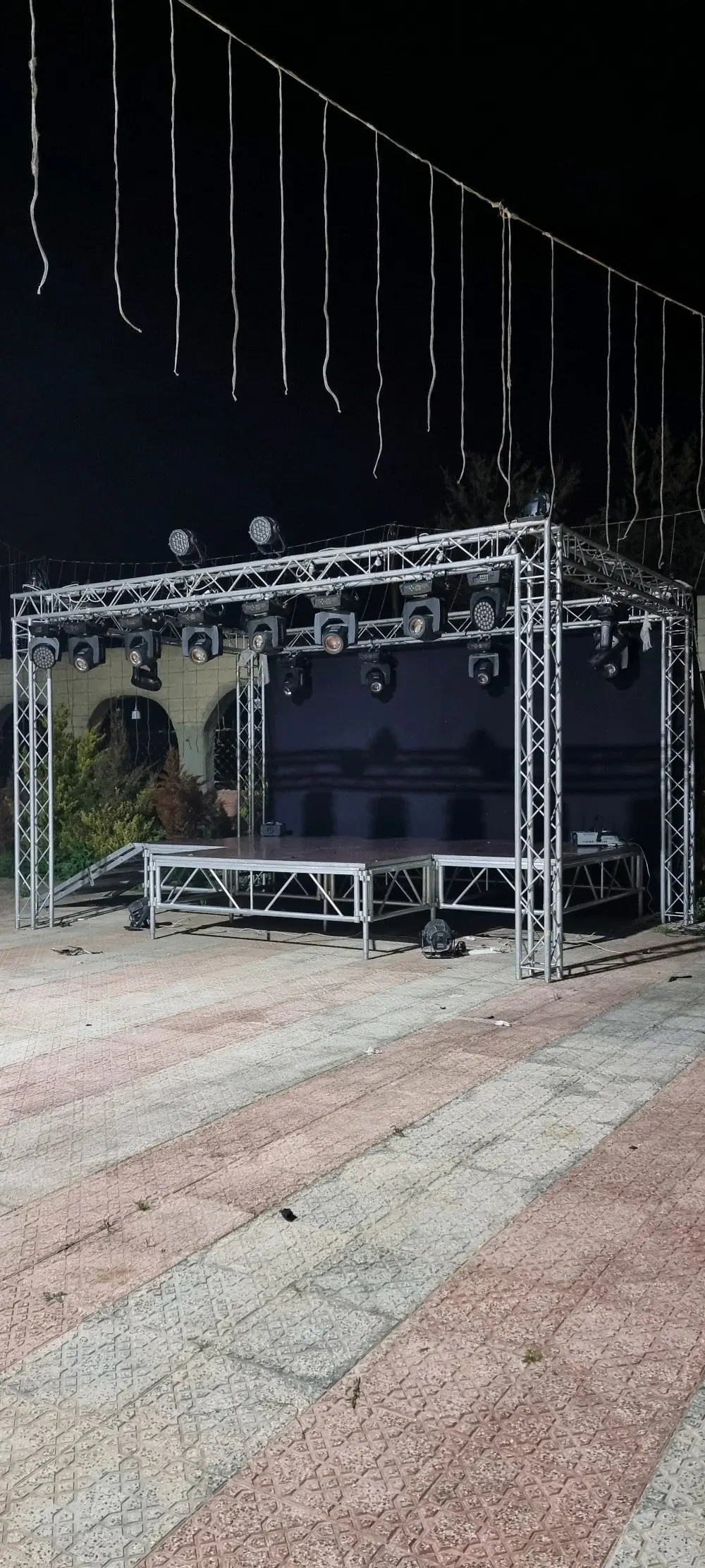 ترس اضاءة مربع