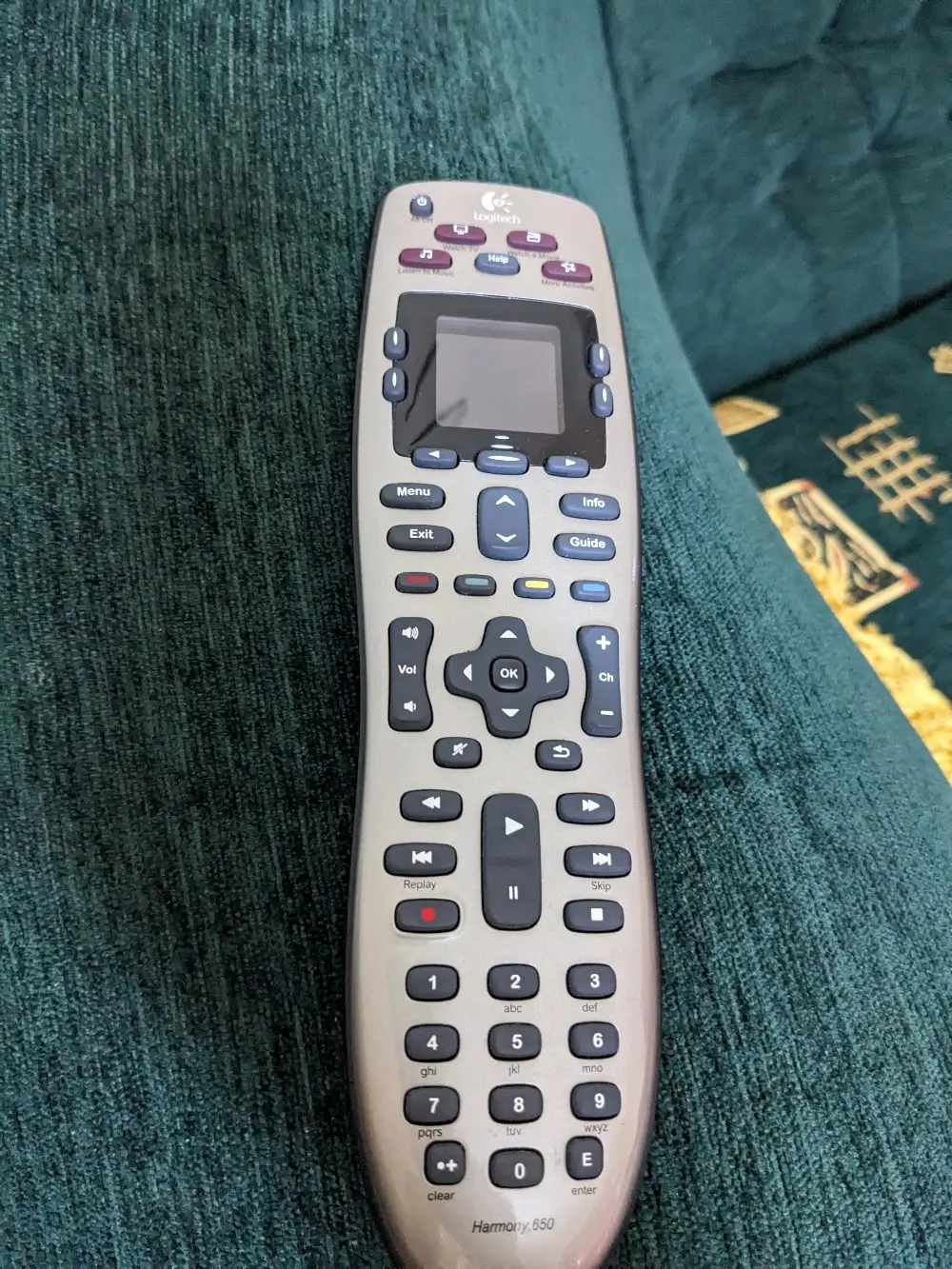 remote Logitech Harmony 650